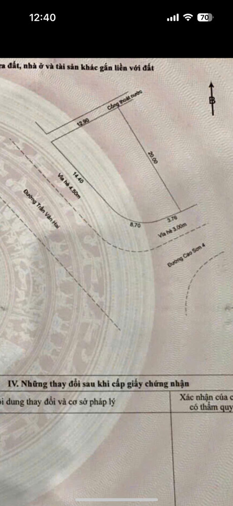 Chính chủ cần chuyển nhượng lô đất siêu vip tại Tân Trà!