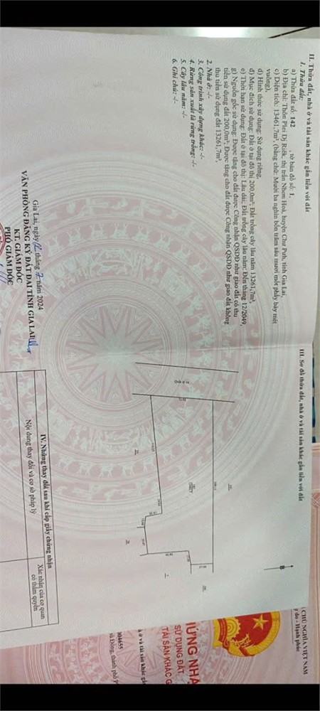 ĐẤT ĐẸP – GIÁ TỐT  – CHÍNH CHỦ CẦN BÁN Tại TT Nhơn Hòa - Chư Pưh - Gia Lai