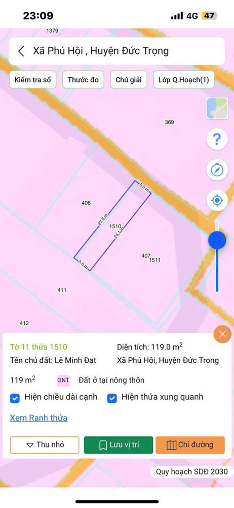 BÁN LÔ ĐẤT THỔ CƯ - HẺM THỐNG NHẤT - PHÚ HỘI - GIÁ TỐT KHU VỰC