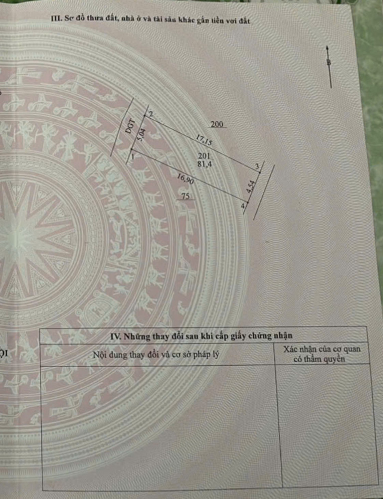 CC gửi bán 81m² đất Đoài Khê – Đan Phượng