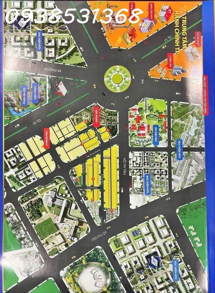 CHÍNH CHỦ NGỘP – CẦN BÁN GẤP LÔ ĐẤT ĐƯỜNG HỒ TRI TÂN, TT Long Điền – TP Bà Rịa (cũ), nay thuộc