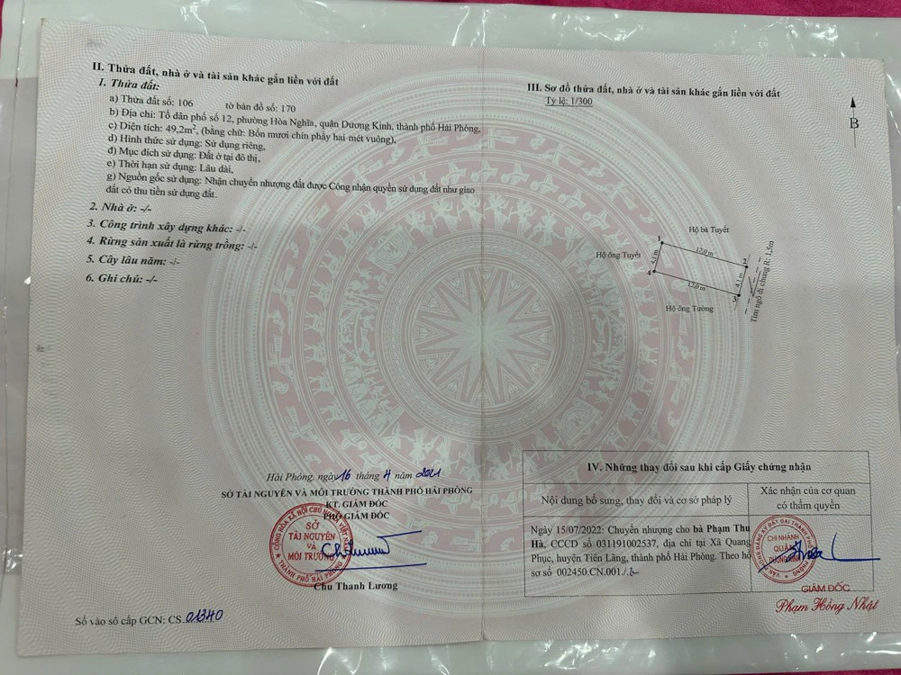 HƠN 7XX TRIỆU  ĐẤT ĐẸP HÒA NGHĨA – DƯƠNG KINH  CÁCH PHẠM VĂN ĐỒNG 300M  THANH KHOẢN CAO  ZALO 0567