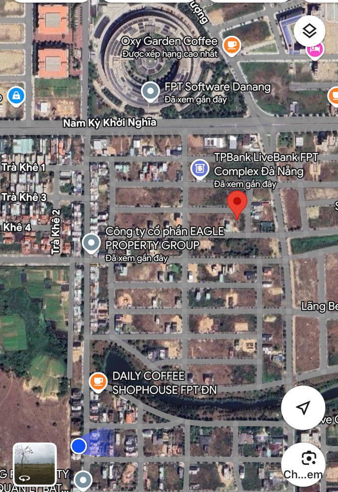 EM TẤN TÀI FPT VĂN PHÒNG LA BÀN LAND  BÁN LÔ ĐẤT FPT NGANG HIẾM 7,5m – GIÁ CHƯA TỚI 6,5 TỶ