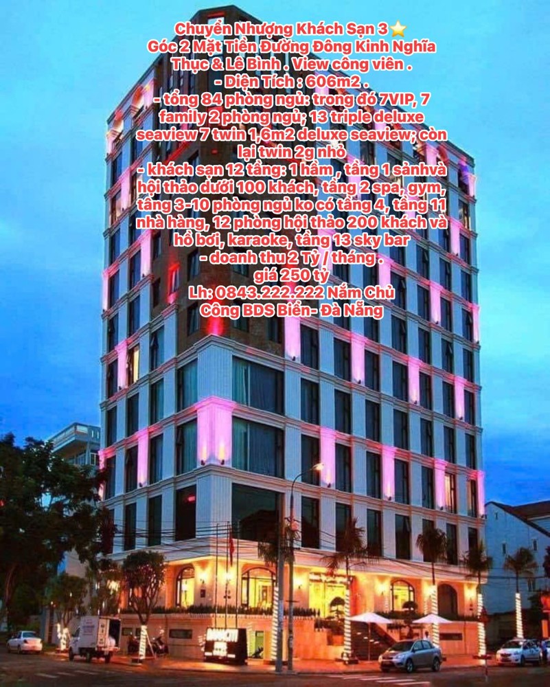 💥💥 BÁN NHÀ HÀNG-KHÁCH SẠN ĐÀ NẲNG – SƠN TRÀ - NGŨ HÀNH SƠN
