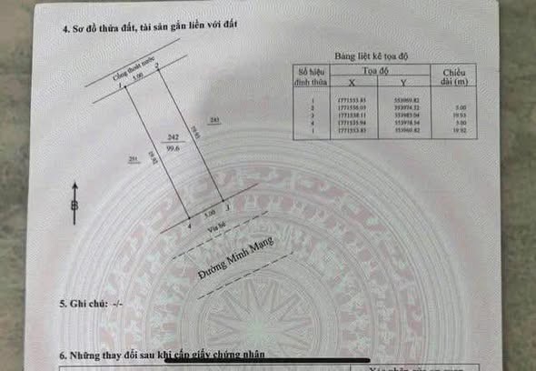 Cần bán cặp Minh Mạng vip 1 khu biển Sơn Thủy. LH 0905233234