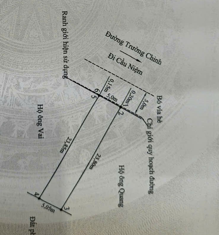 Cần Bán Lô Đất Mặt Đường Trường Chinh – Trung Tâm Hải Phòng, Vị Trí Kinh Doanh Cực Đẹp. Diện Tích