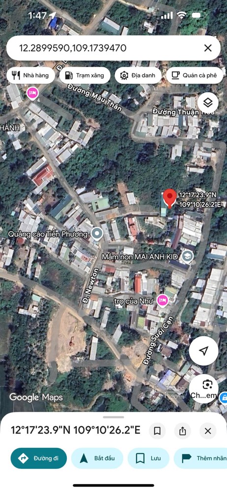 ĐẤT ĐẸP – GIÁ TỐT  - CẦN BÁN LÔ ĐẤT TẠI Đừơng Mai Thị Võng , P. Vĩnh Hải, TP. Nha Trang, Khánh Hòa