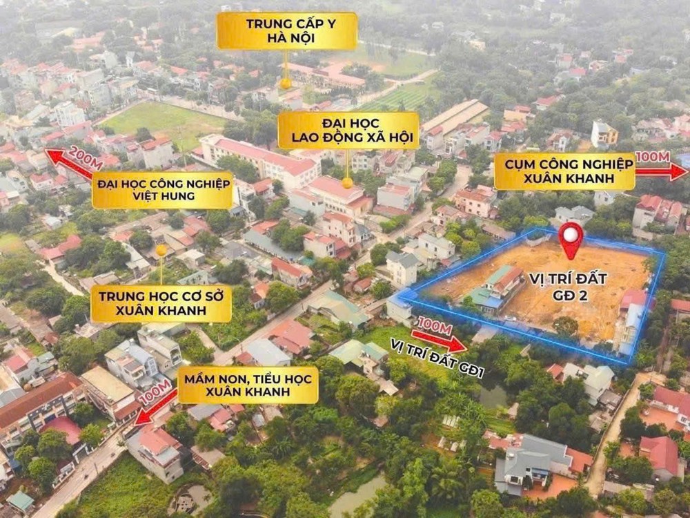 Bán đất ở Thị xã Sơn Tây gần trường học, khu công nghiệp giá rẻ