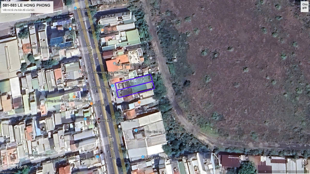 Mặt tiền Lê Hồng Phong - Nha Trang
Dt 340m2 ngang 12,5m Giá 103 tr/m2 mọi thông tin chi tiết vui