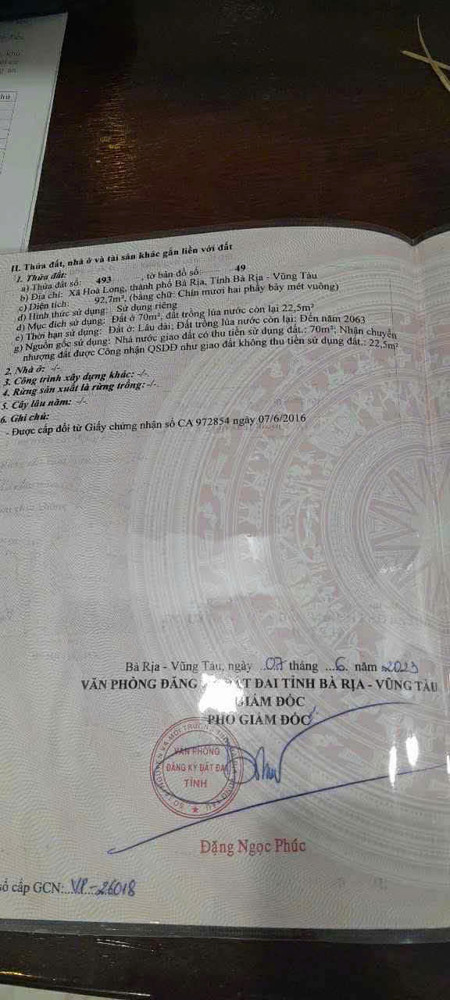 Bán 1 nền đẹp ko lổi phong thủy trục chính sát đ25 hòa long giá chỉ 1ty4 bớt lộc