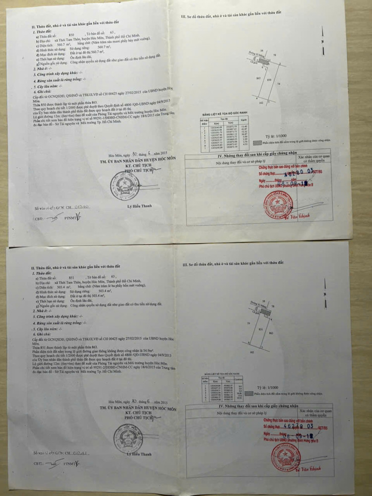 BÁN XƯỞNG MẶT TIỀN TTT18 – THỚI TAM THÔN, HÓC MÔN – FULL THỔ CƯ 1.100m²!