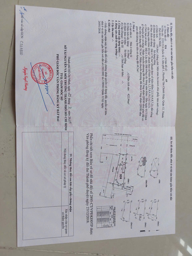 CHDV GÓC 2 MẶT TIỀN 140M2 – ĐƯỜNG NHỰA 12M – ĐỐI DIỆN CỔNG CVPM QUANG TRUNG