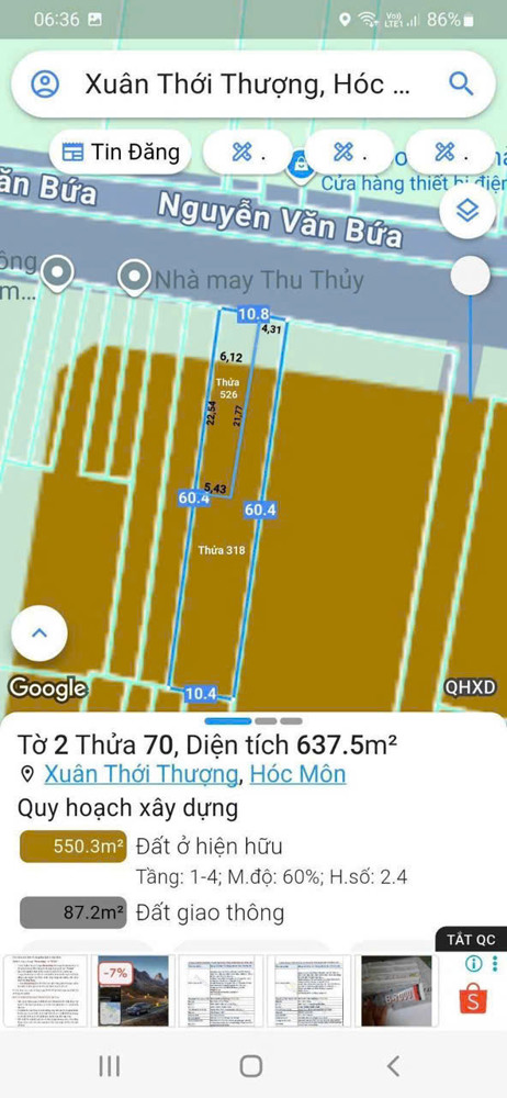 HẠ SỐC 1 TỶ – BÁN GẤP NHÀ CẤP 4 + ĐẤT (10x60) MẶT TIỀN NGUYỄN VĂN BỨA!