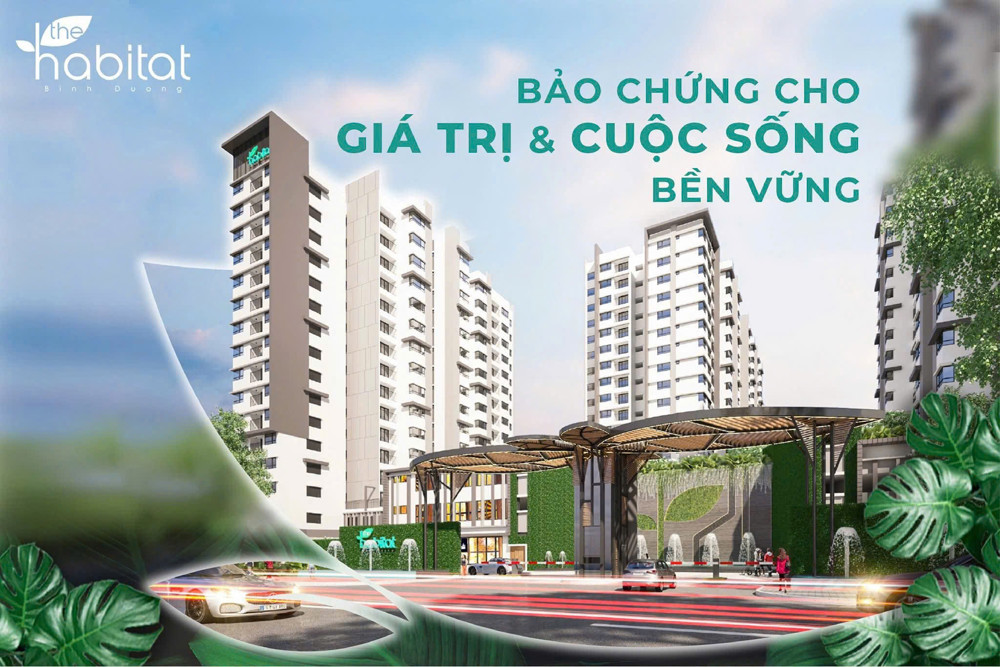 CĂN HỘ  THE HABITAT -THUẬN AN- BÌNH DƯƠNG Vị trí vàng –  39–42 TRIỆU/M² – GIÁ QUÁ TỐT CHO MỘT CĂN