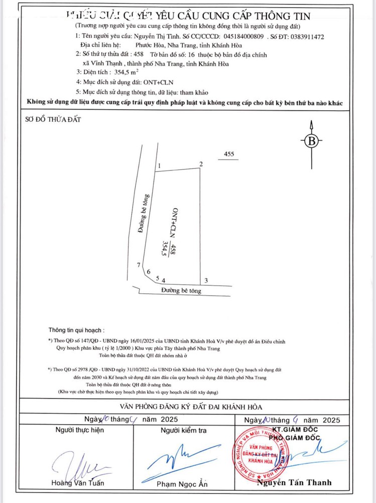 Bán Lô Dất Ở Ngay Phường Tây Nha Trang Khánh Hoà