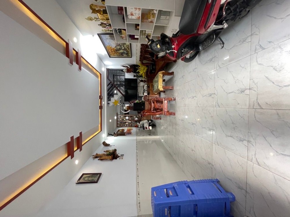 Bán nhà 2 tầng 3PN, Sổ Hồng, 56m2, đường Phan Văn Hớn, Đông Hưng Thuận, Q.12. Giá 4.6 tỷ.HXH