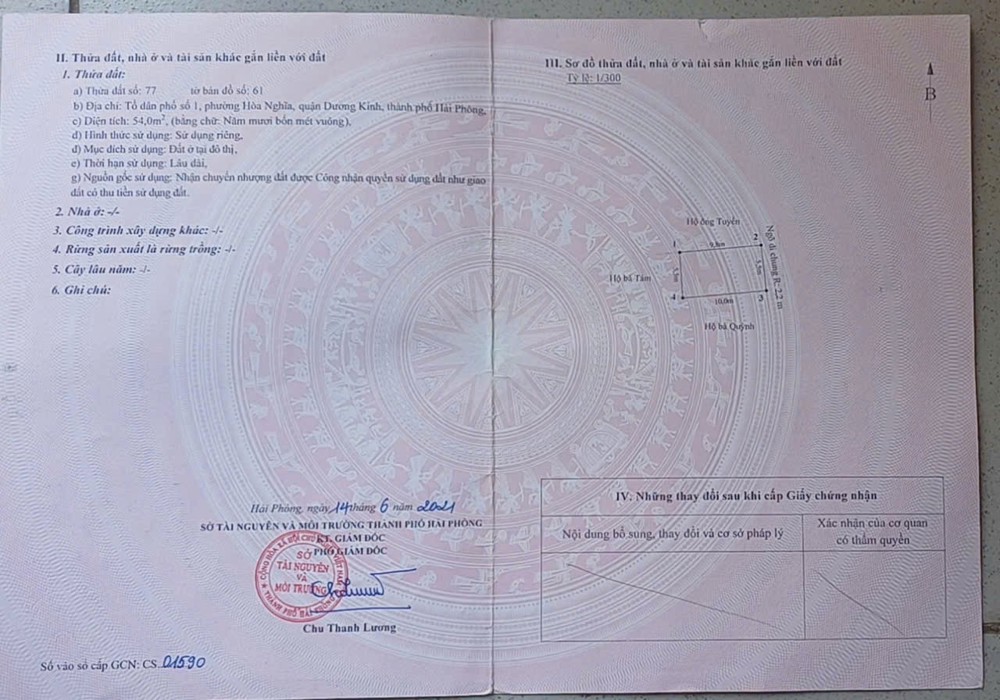 1,6x TỶ – LÔ ĐẤT TUYẾN 2 NGÕ 136 HẢI PHONG, SÁT CẦU RÀO 3 – NGUỒN HÀNG ĐẦU TƯ HIẾM KHU HÒA NGHĨA