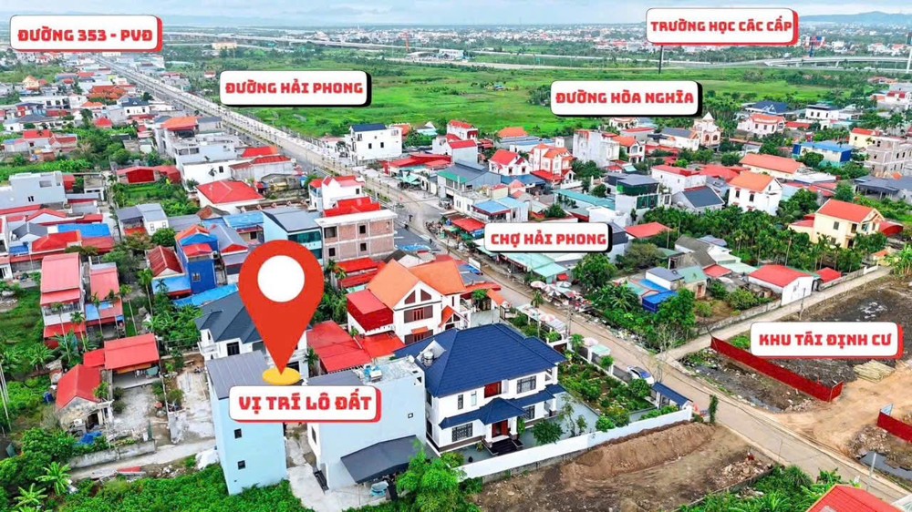 1,6x TỶ – LÔ ĐẤT TUYẾN 2 NGÕ 136 HẢI PHONG, SÁT CẦU RÀO 3 – NGUỒN HÀNG ĐẦU TƯ HIẾM KHU HÒA NGHĨA