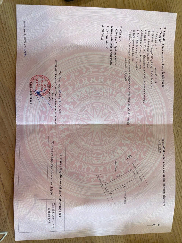 1,5x TỶ – LÔ ĐẤT LÕI KCN ĐỒ SƠN, CẠNH CHỢ NGHĨA PHƯƠNG – NGUỒN HÀNG HIẾM KHU CÔNG NGHIỆP  ZALO 0567