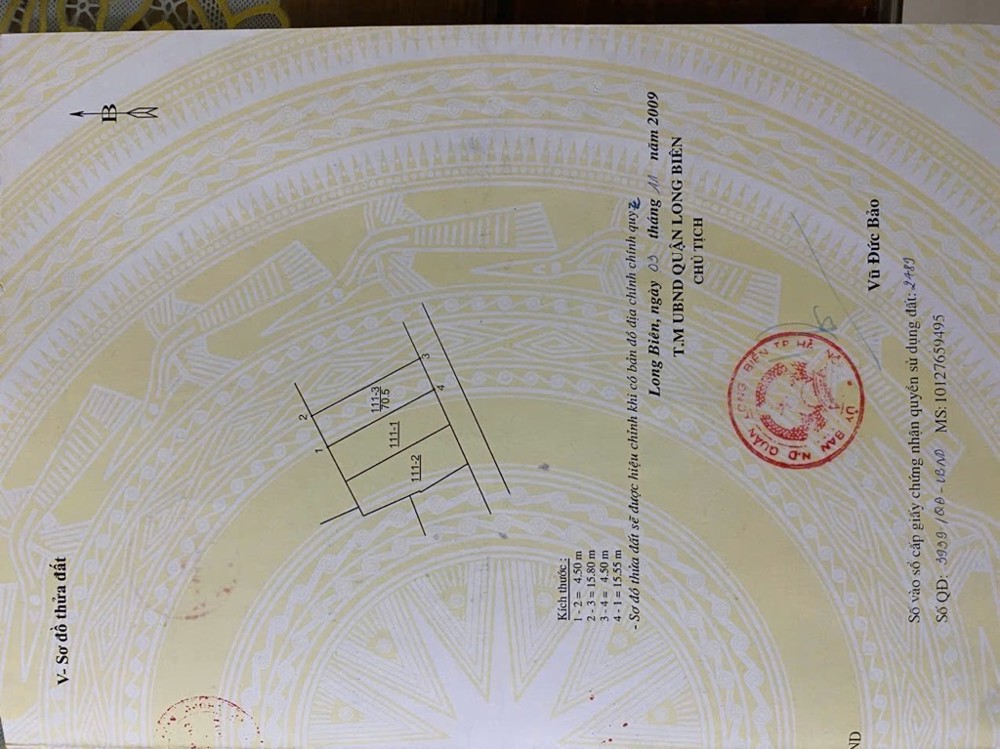 Bán đất ngõ 219 Bồ Đề 70m x 4,5m oto thông, vào nhà giá hơn 16 tỷ còn tl