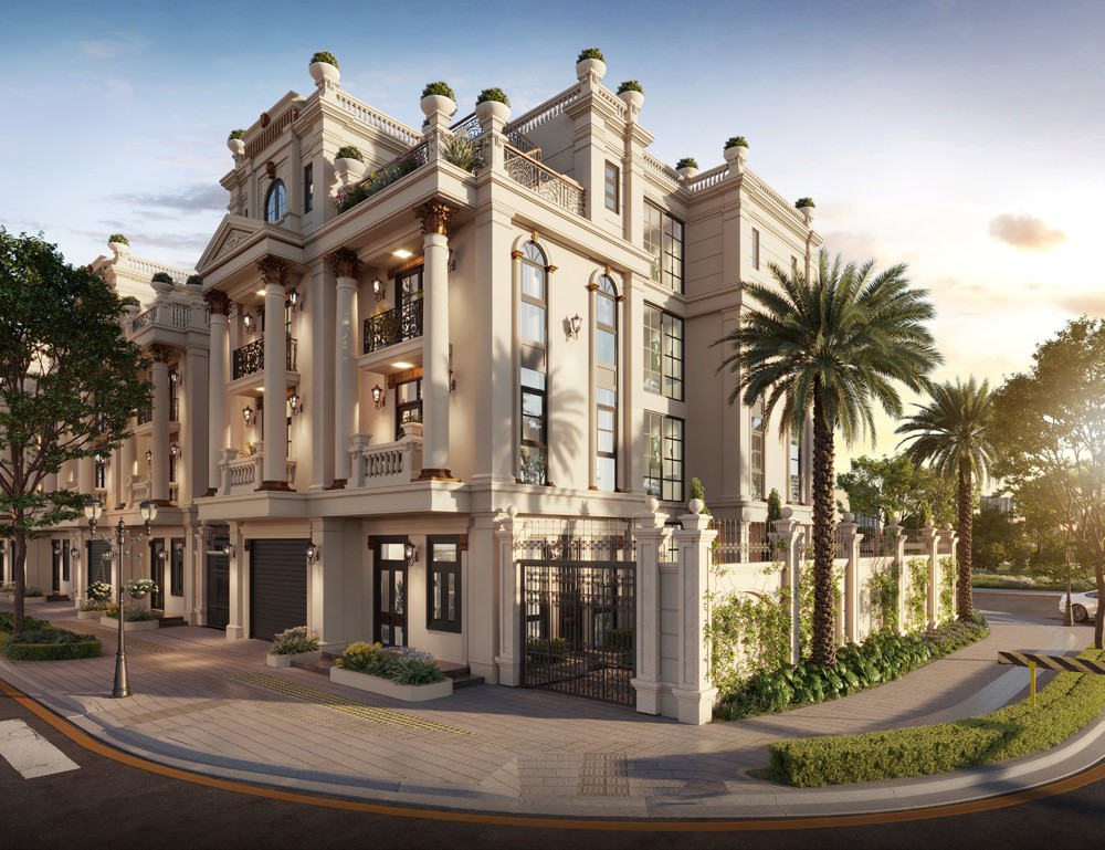 Dinh thự Long Biên Golf Villas - Diện tích từ 218m - 545m2, 2 mặt tiền 15m, chân cầu Trần Hưng Đạo