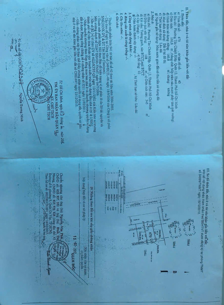 SIÊU PHẨM ĐẤT KHỦNG (16X20) MẶT TIỀN TÔ KÝ – KHU VIP K82, Q.12 CHƯA QUA ĐT