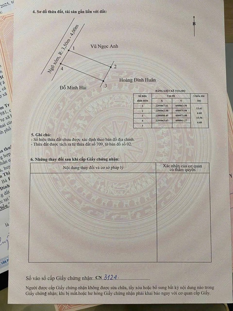 9xx TRIỆU – LÔ ĐẤT TÂN PHONG KIẾN THỤY – NGÕ NHỰA 4M Ô TÔ TRÁNH – TẦM TIỀN HIẾM  ZALO 0567 222 555