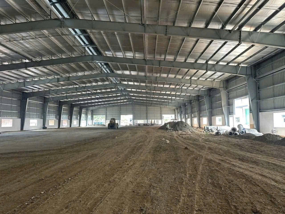 Cho thuê nhà xưởng 6.500m² ngoài KCN Bến Cát, Bình Dương – Xưởng mới 100%, PCCC tự động