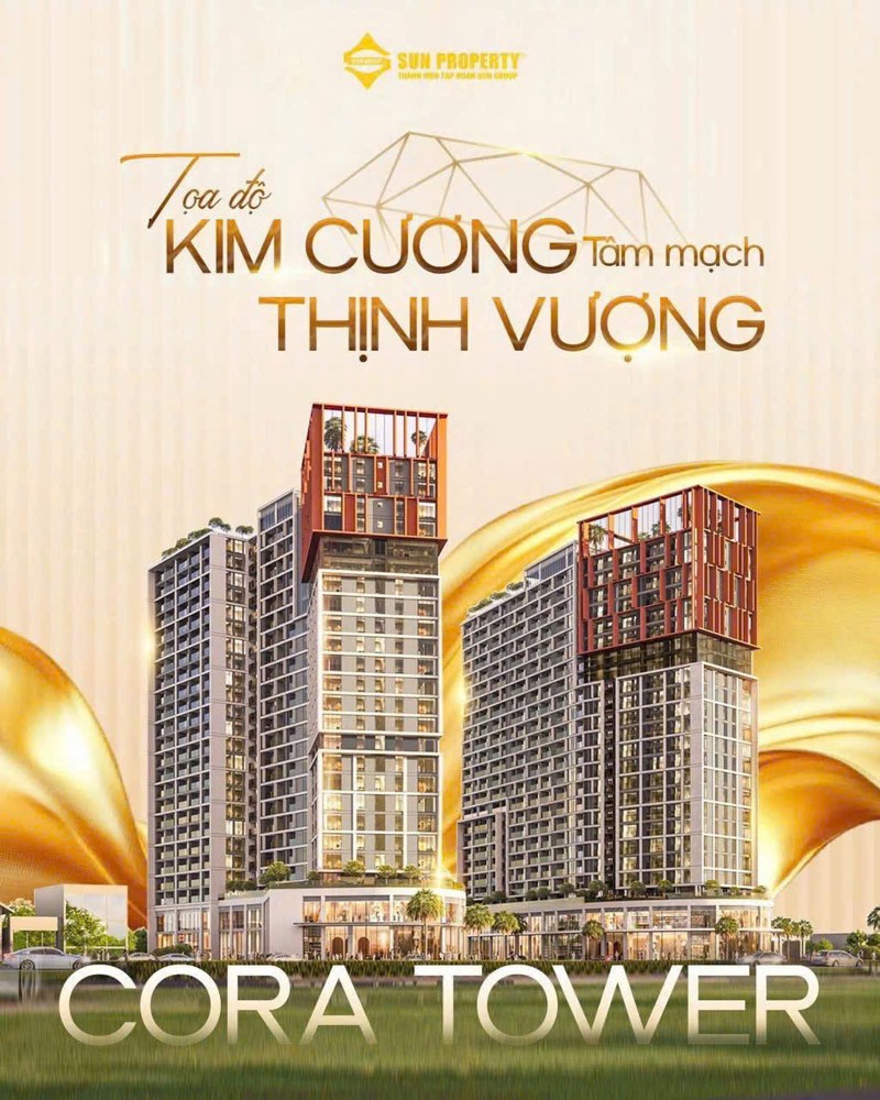 Với 2.6 tỷ bạn đã sở hữu căn hộ cao cấp thuộc dự án Cora Tower Hòa Xuân Trung Tâm mới TP Đà Nẵng 