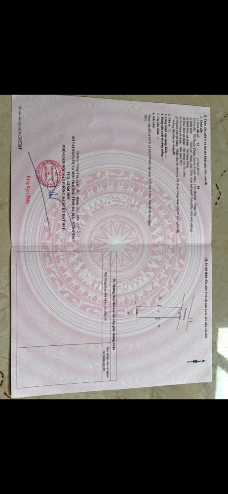 Chủ Cần Bán Đất Mặt Tiền Đường 27/4 Nối Dài, Xã Hồ Tràm, Tphcm Dt 21*52 ( 1.092M2 ) 2 Sổ, Thổ