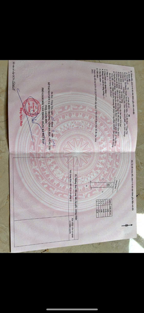 Chủ Cần Bán Đất Mặt Tiền Đường 27/4 Nối Dài, Xã Hồ Tràm, Tphcm Dt 21*52 ( 1.092M2 ) 2 Sổ, Thổ