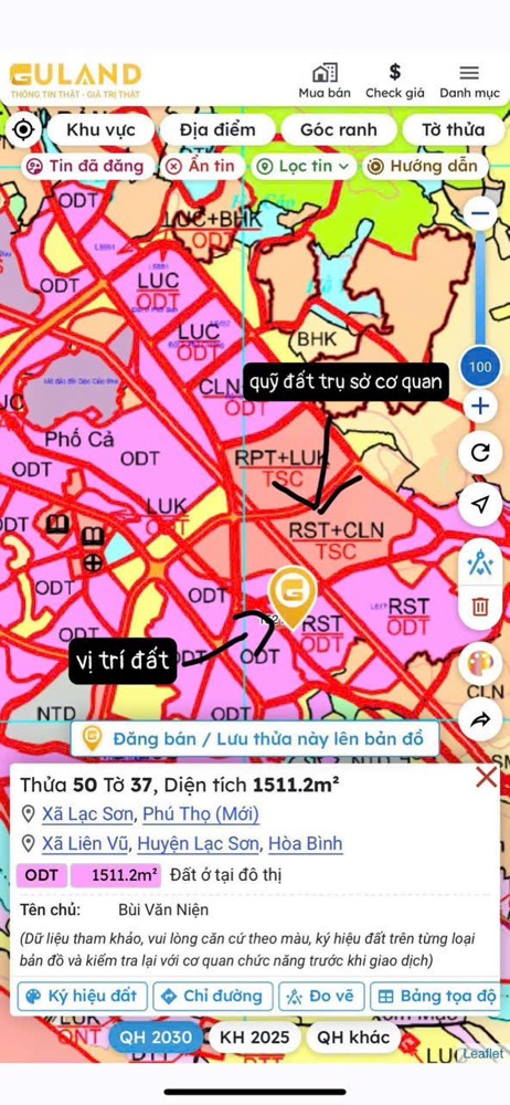 Chỉ 450 triệu Lô đất Thị Trấn 100m2 , Full thổ cư, SỔ ĐỎ công chứng ngay