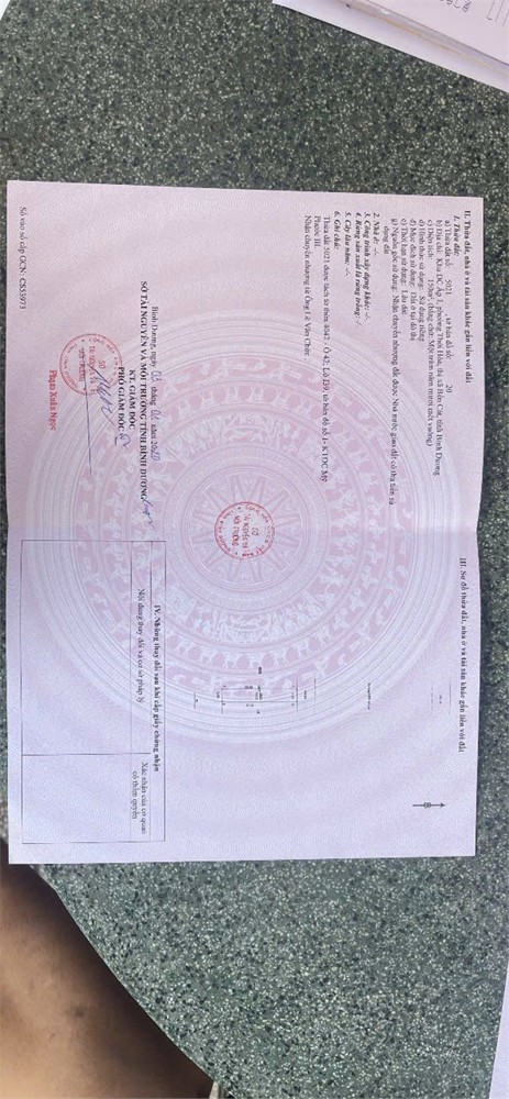 HOT HOT - CẦN BÁN LÔ ĐẤT  5m NE2 VD4 đường lớn TẠI Phường Thới Hòa,  thị xã bến cát,  Bình Dương