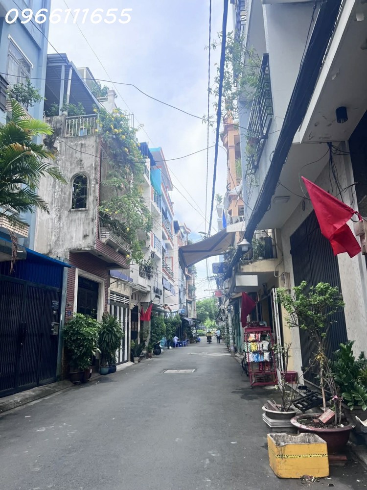 BÁN NHÀ TRƯỜNG SA  P13 . QUẬN PHÚ NHUẬN -  HẺM Ô TÔ TRÁNH - 5 TẦNG -4.5x13- 6PN