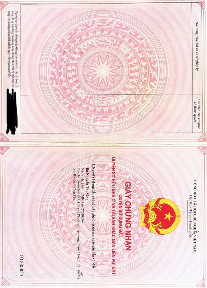 ĐẤT ĐẸP – CHÍNH CHỦ CẦN BÁN GẤP LÔ ĐẤT TẠI Phường Phước Hòa, TX Phú Mỹ, Bà Rịa - Vũng Tàu