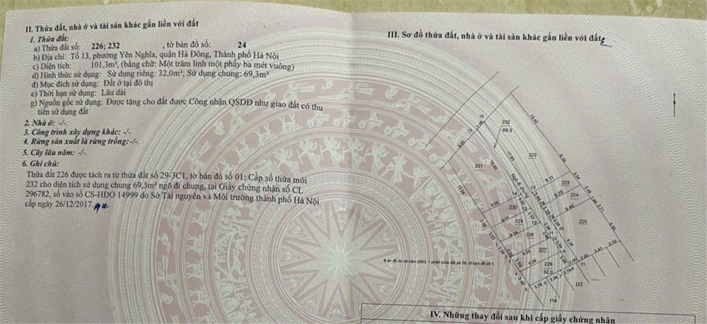 Đất Đẹp - Giá Tốt - Bán 3 Lô Đất Tiềm Năng Tại Phường Yên Nghĩa Hà Đông, Hà Nội