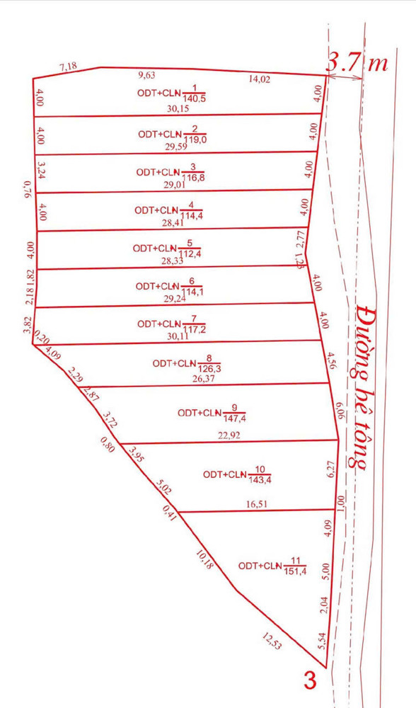 Sở Hữu Ngay Đất Ở Đô Thị Trung Tâm Chợ Bãi Nai, P. Kỳ Sơn  Chỉ Hơn 3 Triệu/m² –