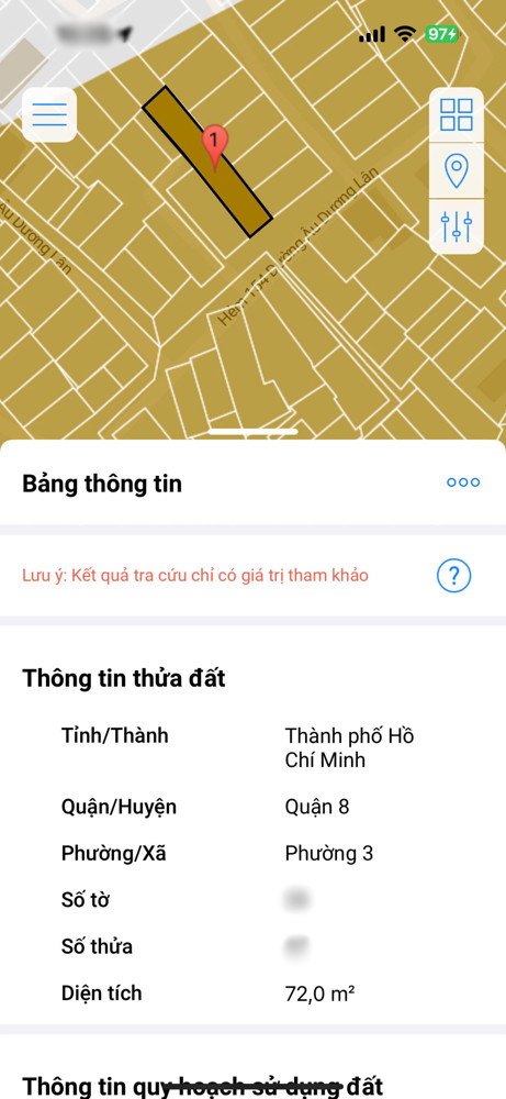 Nhà 3.5*20m (ko lộ giới) hẻm 154 Âu Dương Lân P.Chánh Hưng P3Q8