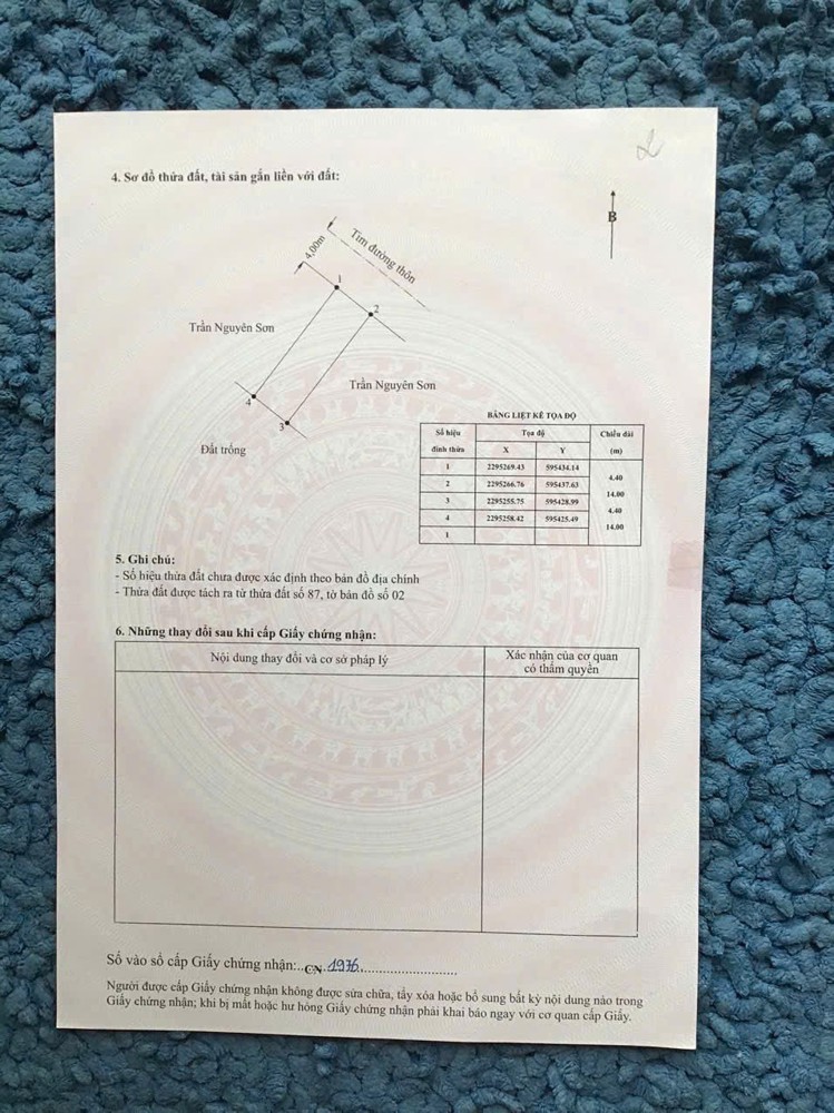 1.3X TỶ  61.2M² CẨM HOÀN – THANH SƠN – ĐƯỜNG 8M – QUỸ ĐẤT TRUNG TÂM HIẾM  ZALO 0567 222 555