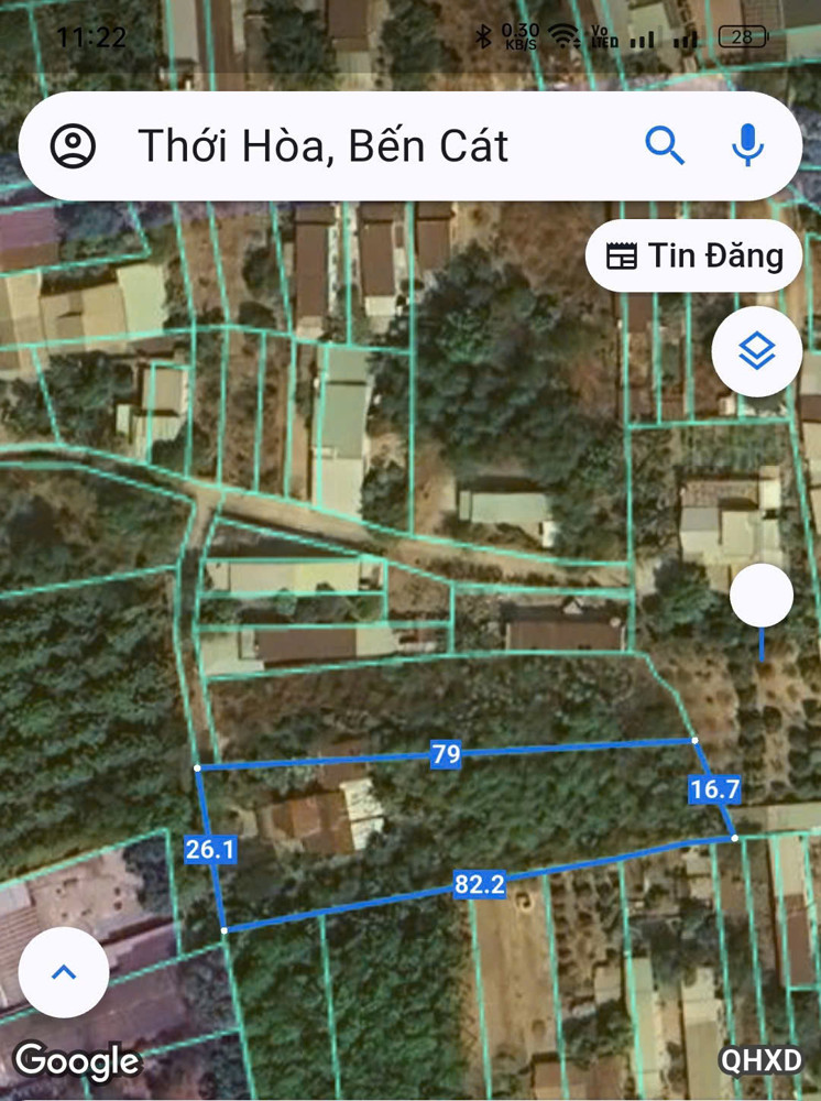 ĐẤT ĐẸP - GIÁ TỐT BÁN ĐẤT TẶNG NHÀ Phường THỚI HÒA BẾN CÁT ĐƯỜNG THẦN TÀI 39 SÁT QUỐC LỘ 13