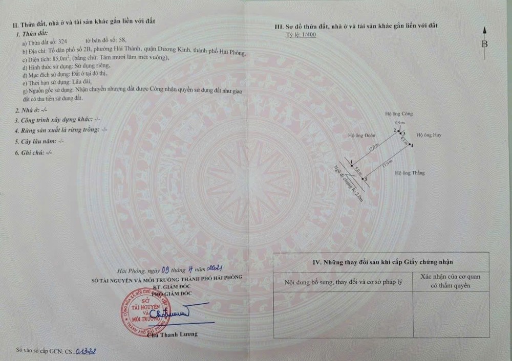 BÁN 2 LÔ LIỀN KỀ TDP HẢI THÀNH 2 – 85M2/LÔ – GIÁ 1.8 TỶ – NGÕ Ô TÔ – THANH KHOẢN TỐT  ZALO 0567 222