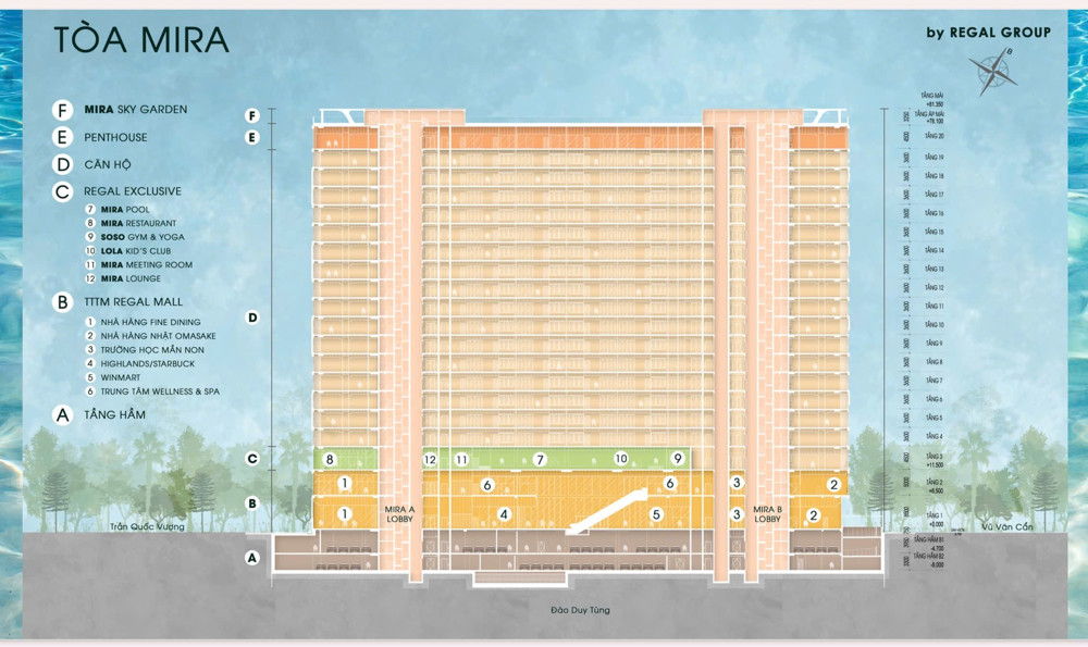 Mở bán căn hộ 3pn tòa Mira tại Regal Complex Đà Nẵng