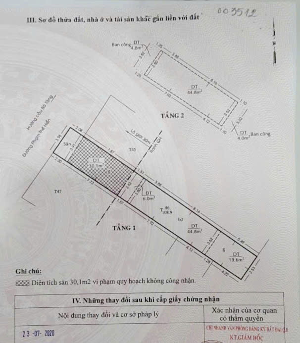 Nhà MT 108m2 - 3,96m x 29m - Phạm Thế Hiển - P7, Giá : 10,6 Tỉ (TL)
