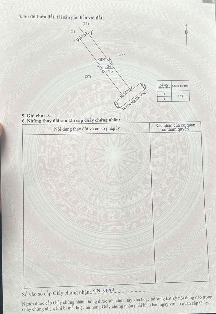 GIÁ 2X TRIỆU/M² – LÔ MẶT ĐƯỜNG HẢI THÀNH 2 DƯƠNG KINH – DIỆN TÍCH LỚN HIẾM  ZALO 0567 222 555