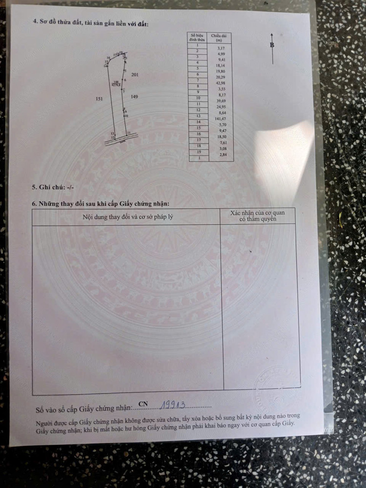 Cần Bán Lô Đất Chính Chủ. Thuộc Xã Đa Bạc. Đường Nhựa Sát Dân. Dt. 4Sao2 Giá 3T2 Hết Sổ