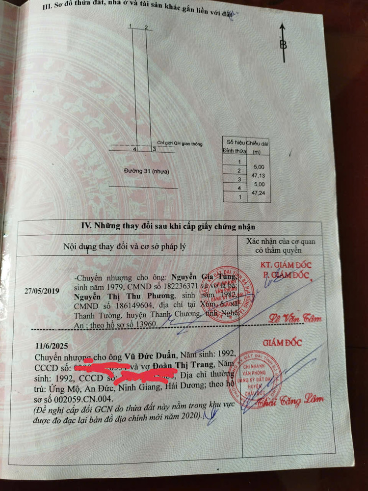 Bán Đất Thổ Cư Mặt Tiền Kinh Doanh***đường 31, Xã Nghĩa Thành Huyện Châu Đức Cũ (Tp Hcm)