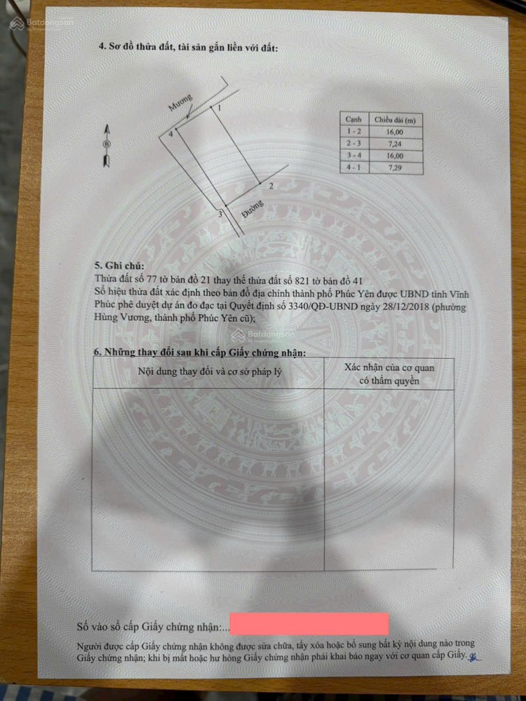 Đầu Tư Sinh Lời Ngay , Lô Đất 3 Mặt Thoáng Hiếm Có Tại Tms Phúc Yên