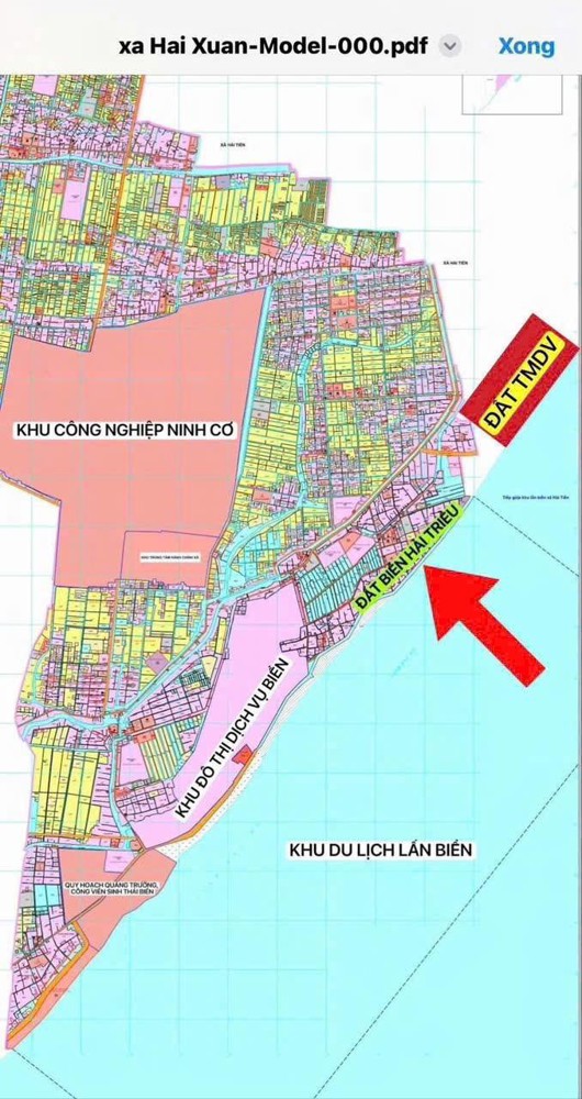 Đất Biển Đẹp!!!!!! 1: Nằm Đối Diện Bãi Tắm Và Khu Đô Thị Biển Của Tập Đoàn Xuân Thiện 2: Cách Đườ