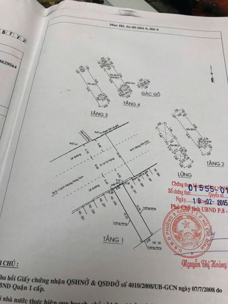 Bán Tòa Nhà Mặt Tiền Lý Tự Trọng Quận 1 – Thuê 8.500 Usd/tháng