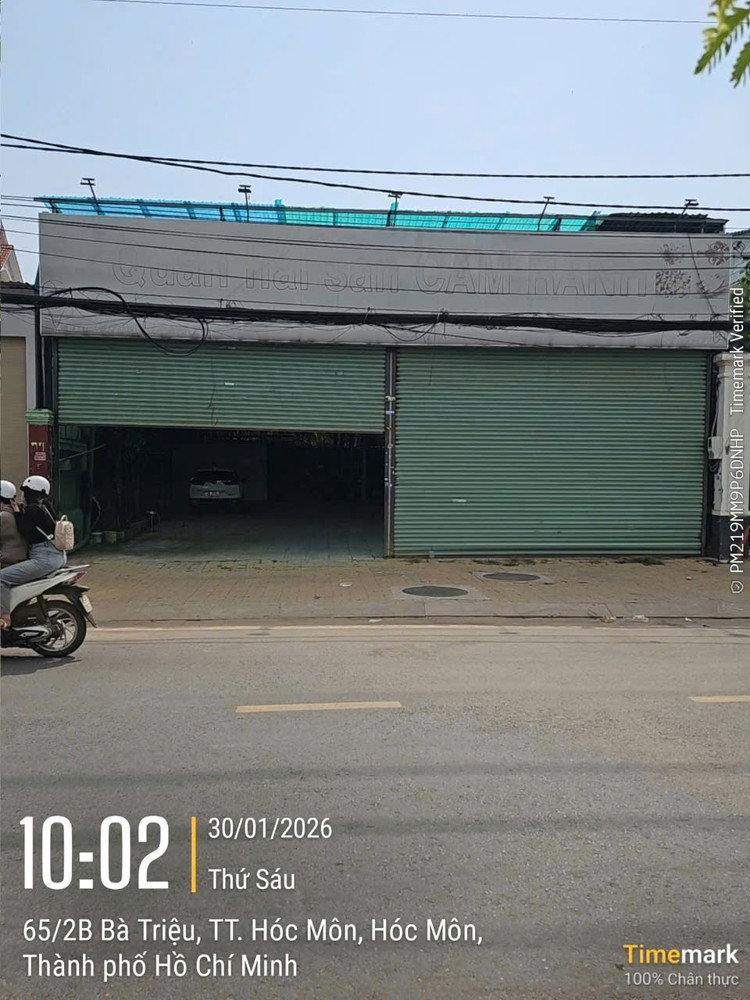 Xưởng Mặt Tiền Bà Triệu – Gần Bv Hóc Môn – Quỹ Đất Lớn Hiếm